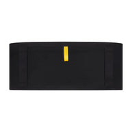 Running Band by Naked in black with yellow tab, high-performance waist belt for carrying fuel, fluids, and accessories during running