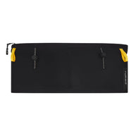 Running Band by Naked in black with yellow accents, high-performance waist belt for carrying fuel, fluids, and accessories during running and trekking
