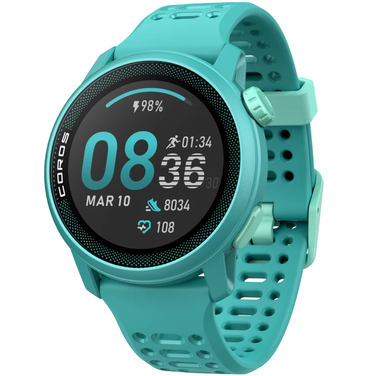 PACE 3 GPS Sport Watch by Coros in turquoise, lightweight with advanced training and recovery tracking for running and sports use