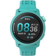 PACE 3 GPS Sport Watch by Coros in turquoise, lightweight accessory for tracking training and recovery, ideal for running and fitness