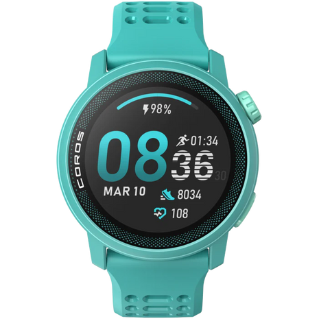 PACE 3 GPS Sport Watch by Coros in turquoise, lightweight accessory for tracking training and recovery, ideal for running and fitness