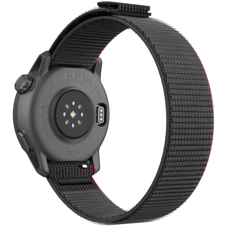 PACE 3 GPS Sport Watch by Coros in black lightweight design with heart rate and training tracking, ideal for running and recovery monitoring