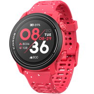 PACE 3 GPS Sport Watch by Coros in red with black dial, lightweight tracking for training and recovery, ideal for running and sports