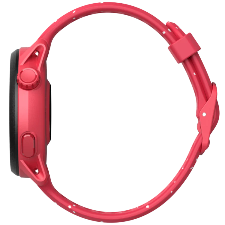 PACE 3 GPS Sport Watch by Coros in red, lightweight with advanced tracking for training and recovery, ideal for running and fitness.