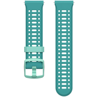 Coros Pace 3/4/Pro Band in teal silicone, 22mm quick release strap for comfortable, snug fit on wrist sizes 130-220mm, ideal for all activities