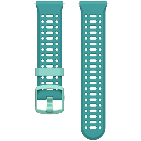 Coros Pace 3/4/Pro Band in teal silicone, 22mm quick release strap for comfortable, snug fit on wrist sizes 130-220mm, ideal for all activities