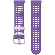 Coros Pace 3/4/Pro Band in purple silicone with quick release, 22mm width, snug fit for comfortable all-day wear and activities