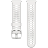 Coros Pace 3/4/Pro Band in white silicone with quick release, 22mm width, snug fit for running and daily activities