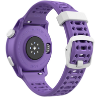 PACE 3 GPS Sport Watch by Coros in purple with white buckle, lightweight GPS watch for training, running and recovery tracking