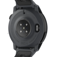 Pace 4 GPS Sport Watch by Coros in black with advanced VO2 max tracking heart rate sensor and waterproof design for running