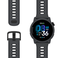Pace 4 GPS Sport Watch by Coros in black with advanced running metrics VO2 Max and Lactate Threshold tracking for runners