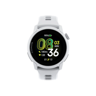 Pace 4 GPS Sport Watch by Coros in white with advanced running metrics tracking VO2 max and lactate threshold for fitness monitoring