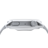 Pace 4 GPS Sport Watch by Coros in white and grey, advanced running metrics with VO2 max tracking for performance monitoring