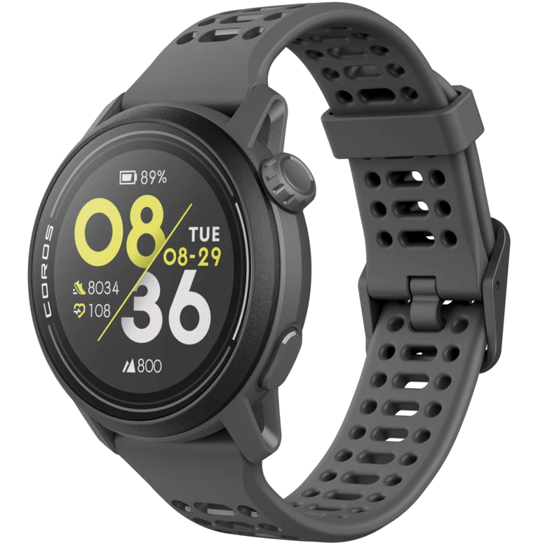 PACE 3 GPS Sport Watch by Coros in grey, lightweight GPS watch for training and recovery tracking with durable sport design