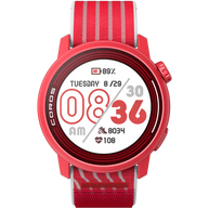 PACE 3 GPS Sport Watch by Coros in red with lightweight design, advanced training tracking, and recovery features for runners and athletes