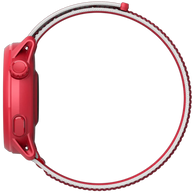 PACE 3 GPS Sport Watch by Coros in red and white, lightweight with advanced training and recovery tracking, ideal for athletes