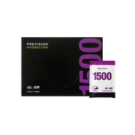 Hydration Powder 1500 by Precision Fuel & Hydration in black and purple, electrolyte drink mix for athletes with low sweat rate, UK-made