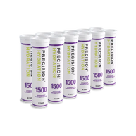PH Electrolyte Tabs by Precision Fuel & Hydration in white and purple tubes, effervescent hydration tablets for sweat recovery and running support