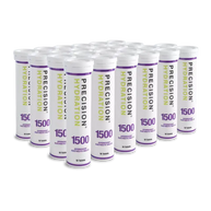 PH Electrolyte Tabs by Precision Fuel & Hydration in white and purple tubes, effervescent electrolyte tablets for hydration during sweating