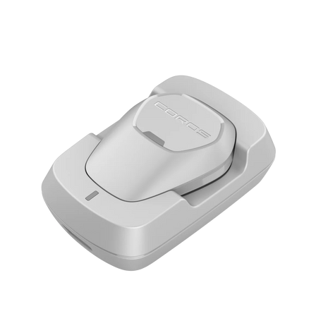 Coros Pod 2 in white and grey, advanced running sensor with improved GPS, pace tracking, and effort measurement for runners