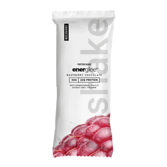 Spring Energy Raspberry Chocolate recovery protein shake single-serve pouch, front view