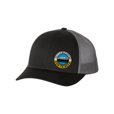 Run to Beer Hats (2025) by Run To Beer in black and grey mesh, breathable hat supporting event gear and outdoor running Canada