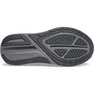 Echelon 9 Wide - Women by Saucony in black and grey with max cushioning and stable ride for comfortable road running and walking