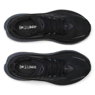 Hurricane 24 - Women by Saucony in black, max cushioned running shoe with dual-cushion foam ideal for road running and comfort
