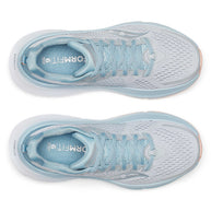Guide 17 - Women by Saucony in light blue and gray with PWRRUN cushioning and CenterPath support for natural road running movement