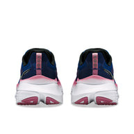 Guide 17 Wide - Women by Saucony in navy and pink, cushioned road running shoe with CenterPath support and natural 6mm drop for comfort