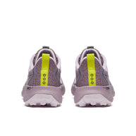 Peregrine 15 - Women by Saucony in purple and yellow with durable PWRTRAC outsole for rugged trail running and outdoor use
