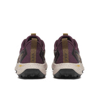 Peregrine 15 - Women by Saucony in purple and brown with durable PWRTRAC outsole for trail running and rugged outdoor terrain