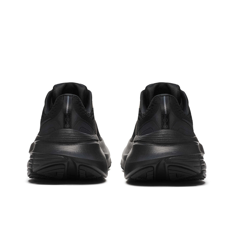 Guide 18 - Women by Saucony in black, cushioned road running shoes with PWRRUN and CenterPath technology for support and comfort