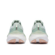 Guide 18 - Women by Saucony in light green and white with enhanced PWRRUN cushioning, road running shoes designed for comfort and support