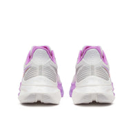 Endorphin Speed 5 - Women by Saucony in white and pink with nylon plate and PWRRUN PB cushioning for fast, smooth road running