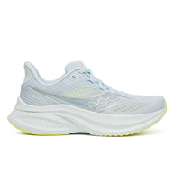 Endorphin Speed 5 - Women by Saucony in light blue with fresh nylon plate and PWRRUN PB cushioning for road running and racing speed