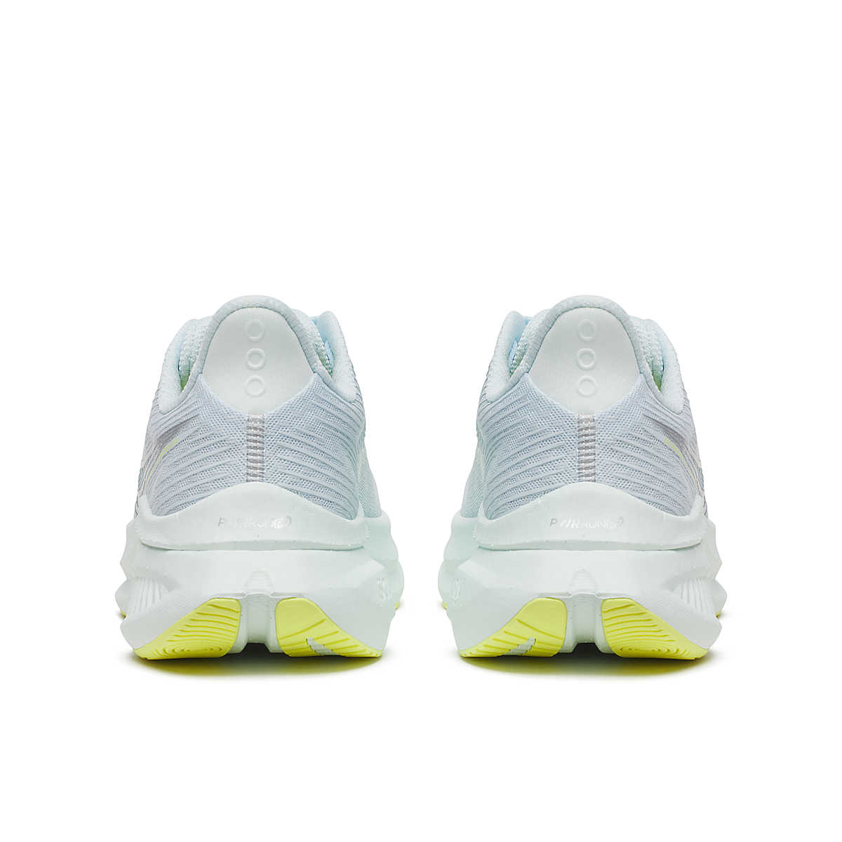 Endorphin Speed 5 - Women by Saucony in light blue and white with nylon plate and PWRRUN PB cushioning for road running speed and smooth strides