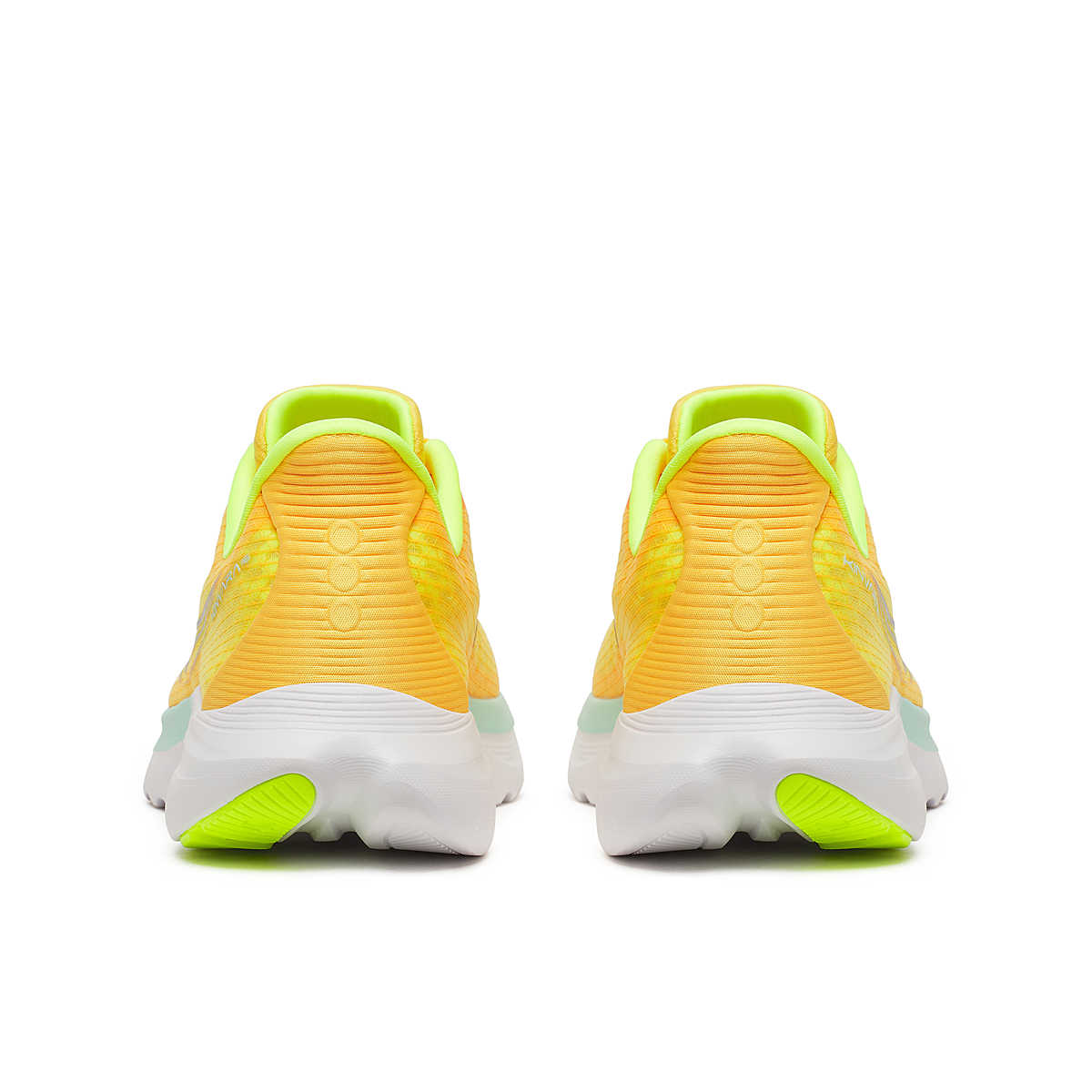 Kinvara 16 - Women by Saucony in yellow and neon green, lightweight running shoe with PWRRUN cushioning for energized, smooth rides