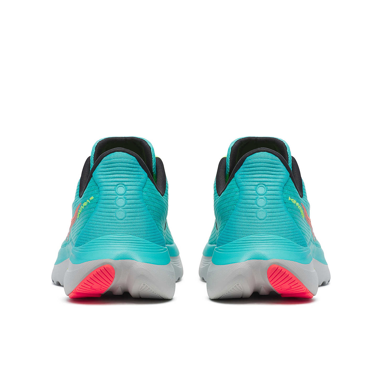 Kinvara 16 - Women by Saucony in turquoise and pink lightweight running shoe with PWRRUN cushioning for smooth, energized road running.