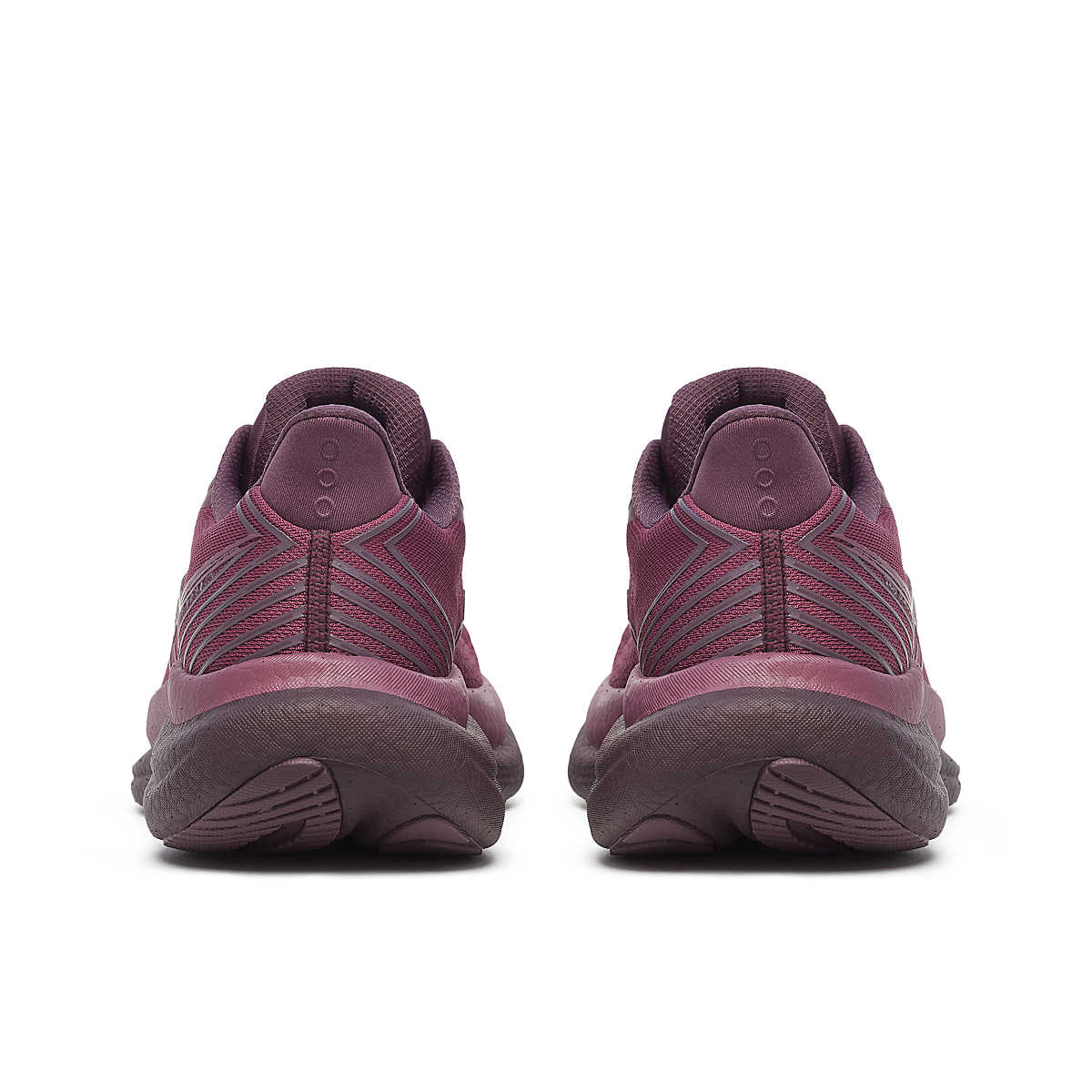 Triumph 23 - Women by Saucony in dark purple with PWRRUN PB midsole cushioning for long-distance road running and responsive ride