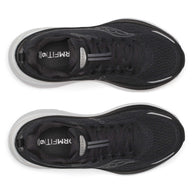 Hurricane 25 - Women by Saucony in black with max cushioning and responsive superfoam for comfortable road running and confident performance