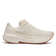 Echelon 10 Wide - Women by Saucony in beige with wide base, cushioned support, designed for road running and walking comfort