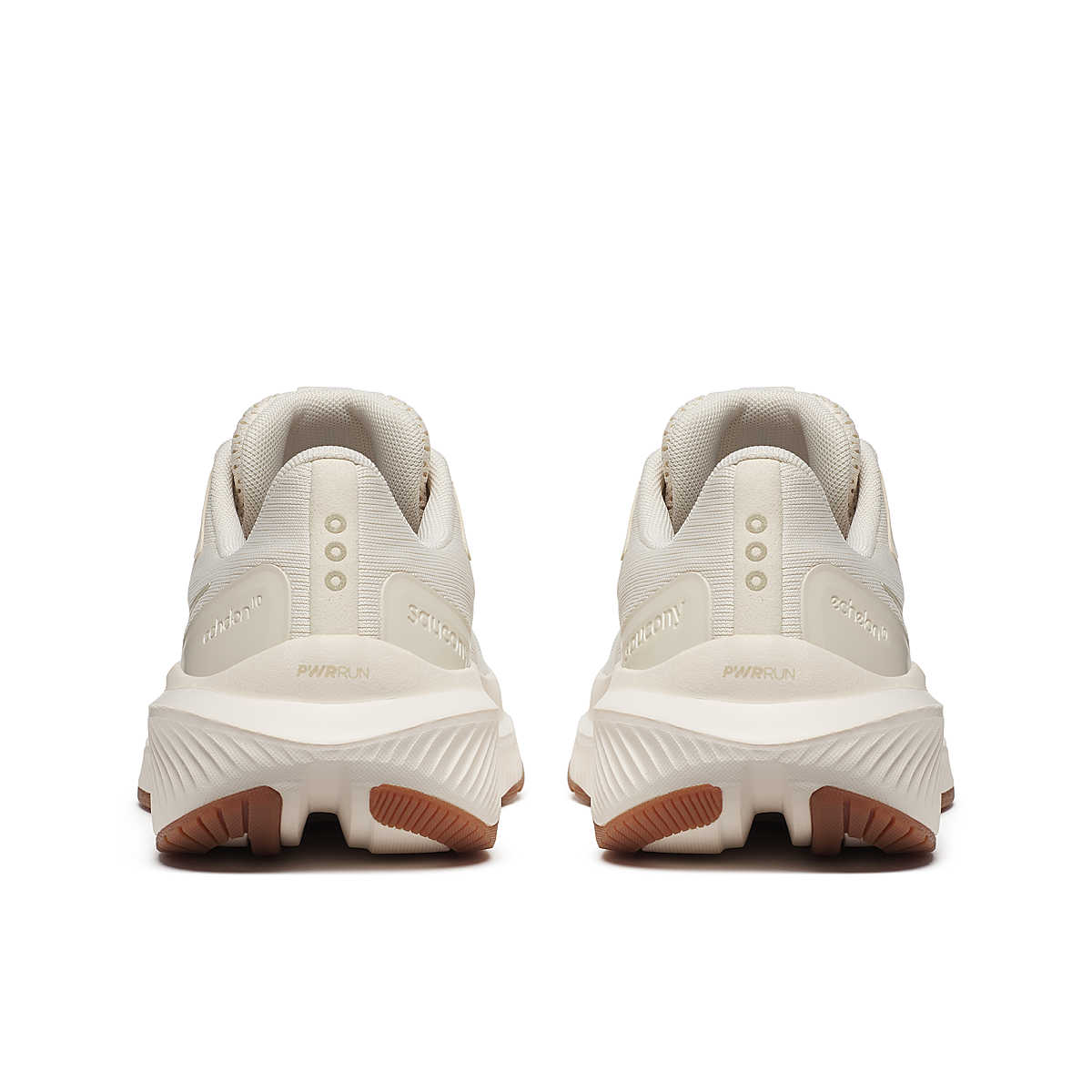 Echelon 10 Wide - Women by Saucony in light beige, wide running shoe with stable base and cushioning for walking and running comfort