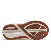 Echelon 10 Wide - Women by Saucony in white and brown with broad stable base and cushioned sole for comfortable walking and running