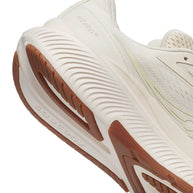 Echelon 10 - Women by Saucony in beige with brown sole, cushioned road running shoe with broad stable base for comfort and protection