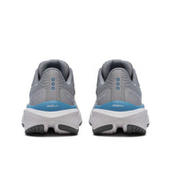 Echelon 10 - Women by Saucony in grey and blue, cushioned road shoe with broad stable base for running and walking comfort