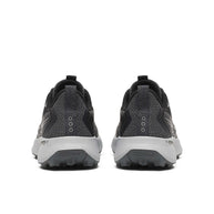 Peregrine 15 - Men by Saucony in black and grey with PWRRUN foam cushioning and PWRTRAC durable outsole for trail running and outdoor use