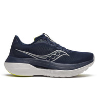 Endorphin Trainer - Men by Saucony in navy and white, durable road running shoe built for speed and everyday training