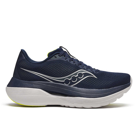Endorphin Trainer - Men by Saucony in navy and white, durable road running shoe built for speed and everyday training