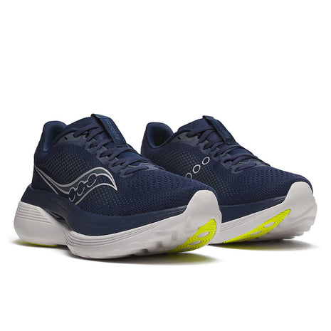 Endorphin Trainer - Men by Saucony in navy and white, lightweight road running shoes for speed and durability in training and races
